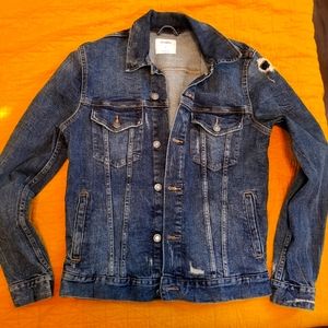Men's Small Old Navy Distressed Denim Jacket
